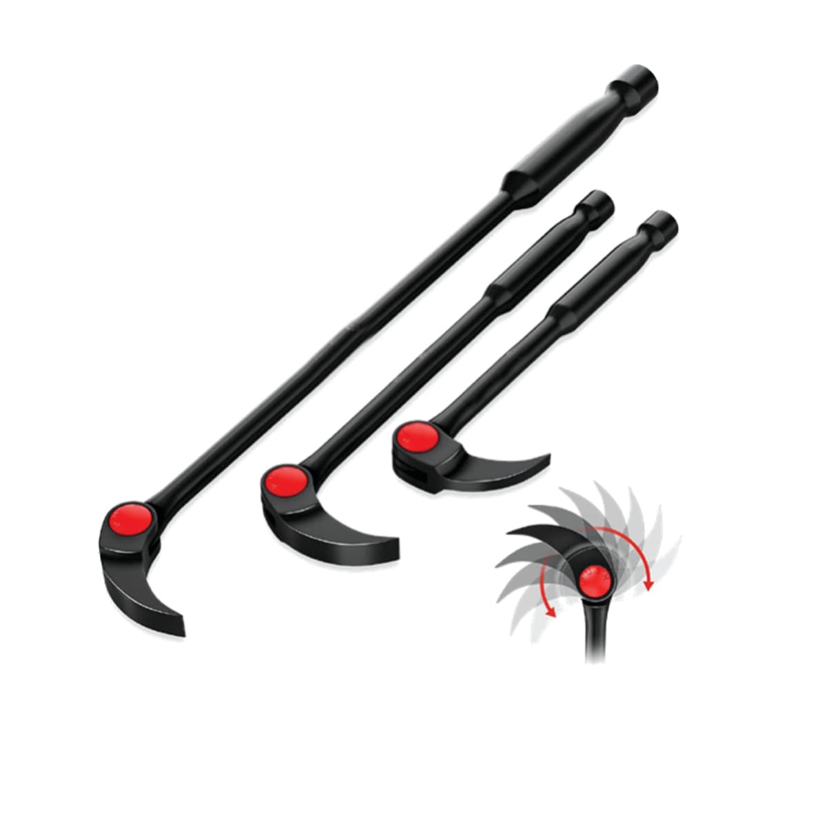 دیلم با سر متحرک 14 حالته قفل شو 10 اینچ LK کد Z9876