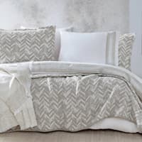 سرویس کاور لحاف روتختی پتو دو نفره یاتاش السی بژ