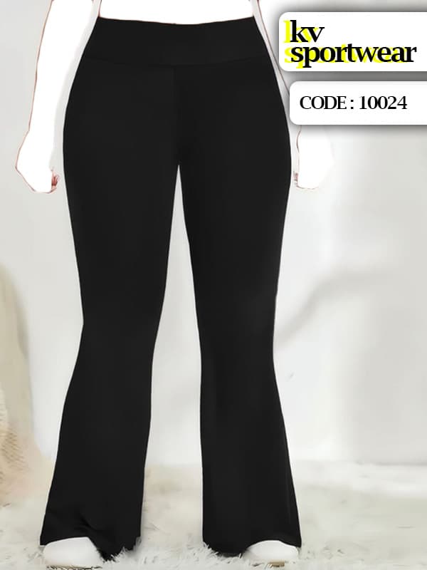 شلوار دمپا بوت کات سایز بزرگ اسپرت ورزشی زنانه کد 003