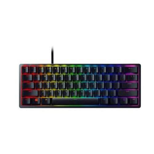کیبورد گیمینگ RGB مکانیکال سیمی ریزر مدل HUNTSMAN MINI