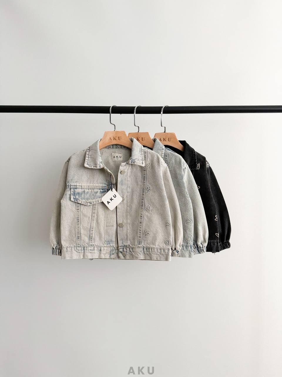 ️کت جین گلدوزی (AKU)