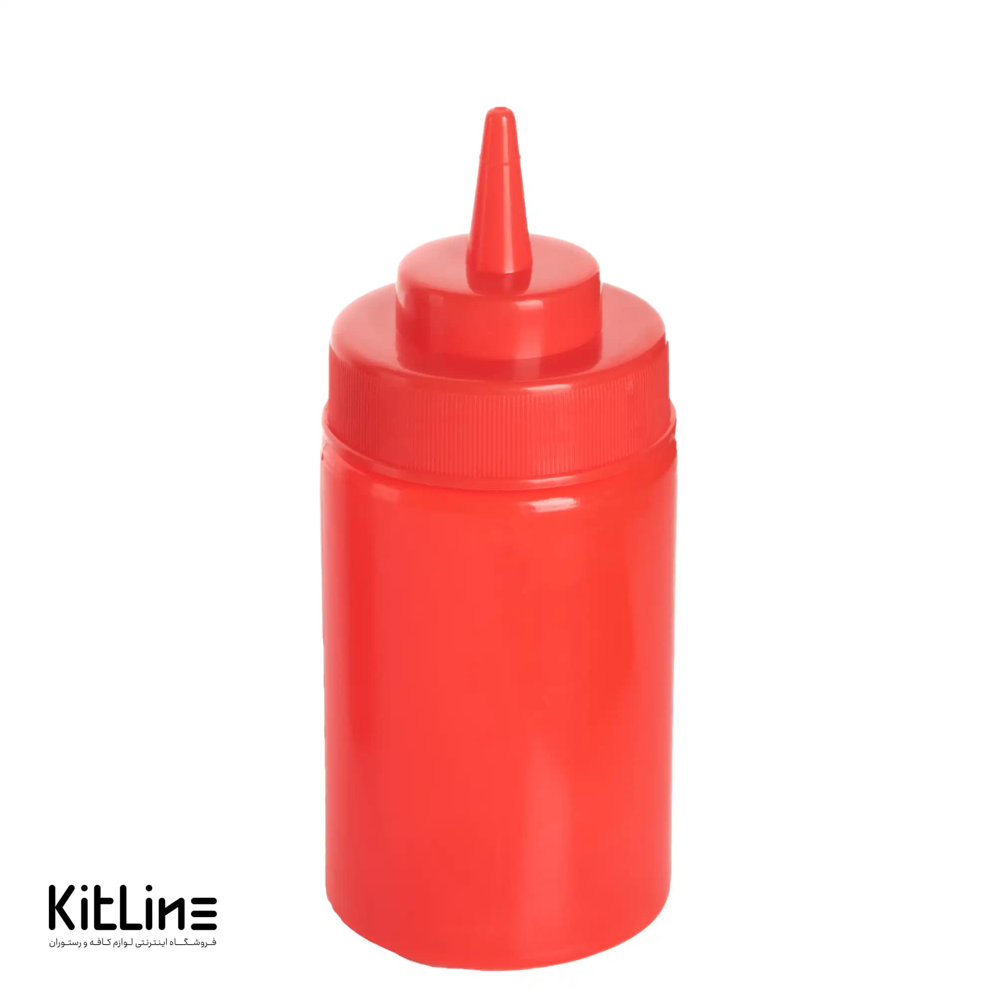 بطری سس ۳۵۵ میلیلیتری پلاستیکی قرمز کیچن تک