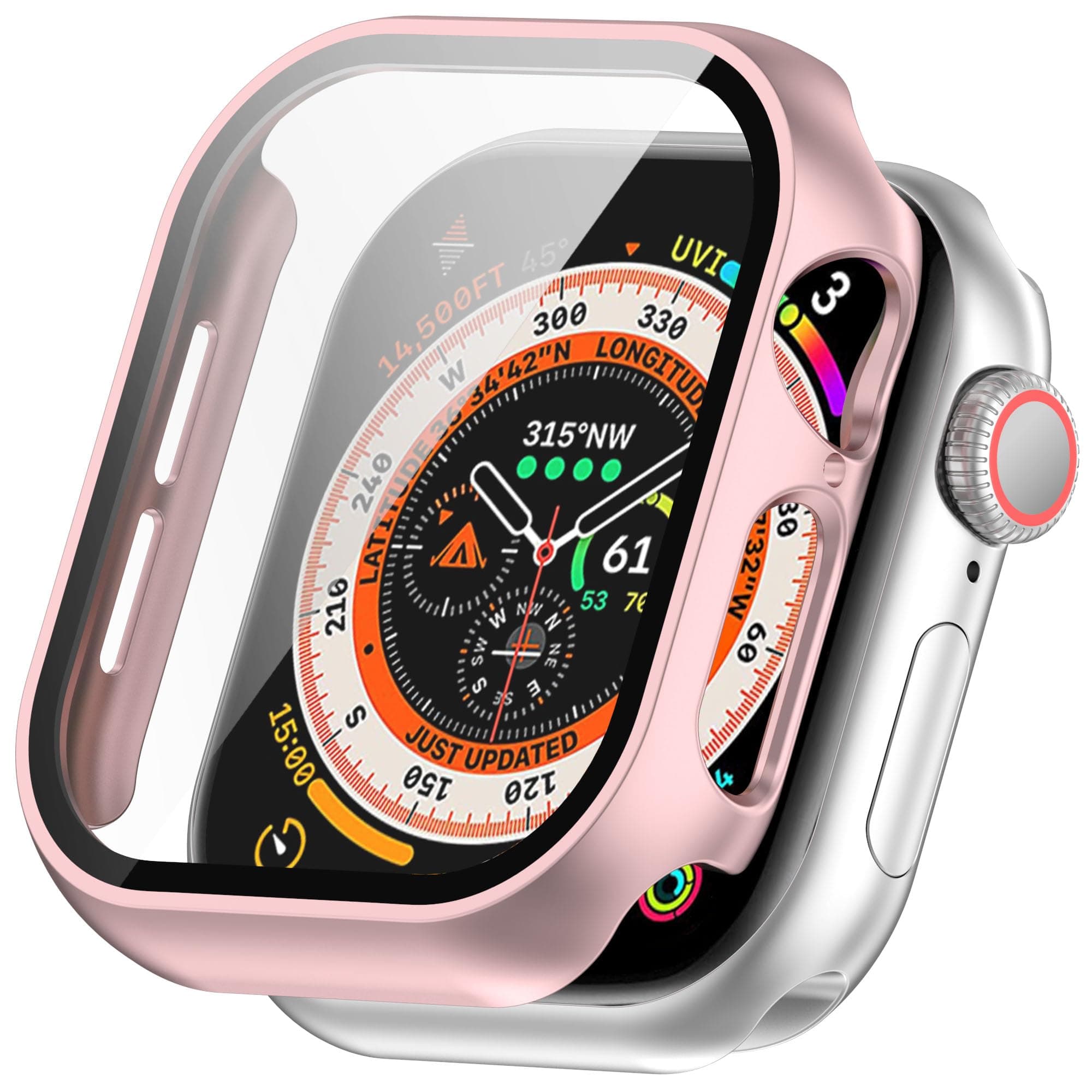 کاور محافظ اپل واچ سری 10 سایز 46 – Apple Watch Edition Series 10 – 46mm مدل Tempered Glass Case