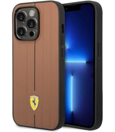 قاب ایفون 14 پرو چرمی فراری CG Mobile Leather Sp Case Ferrari Iphone 14 pro