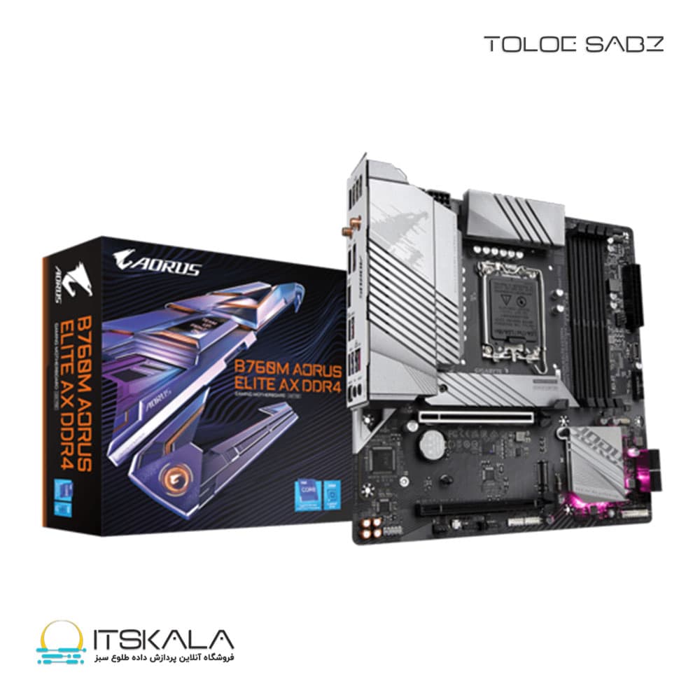 مادربرد وایرلس گیگابایت B760M AORUS ELITE AX