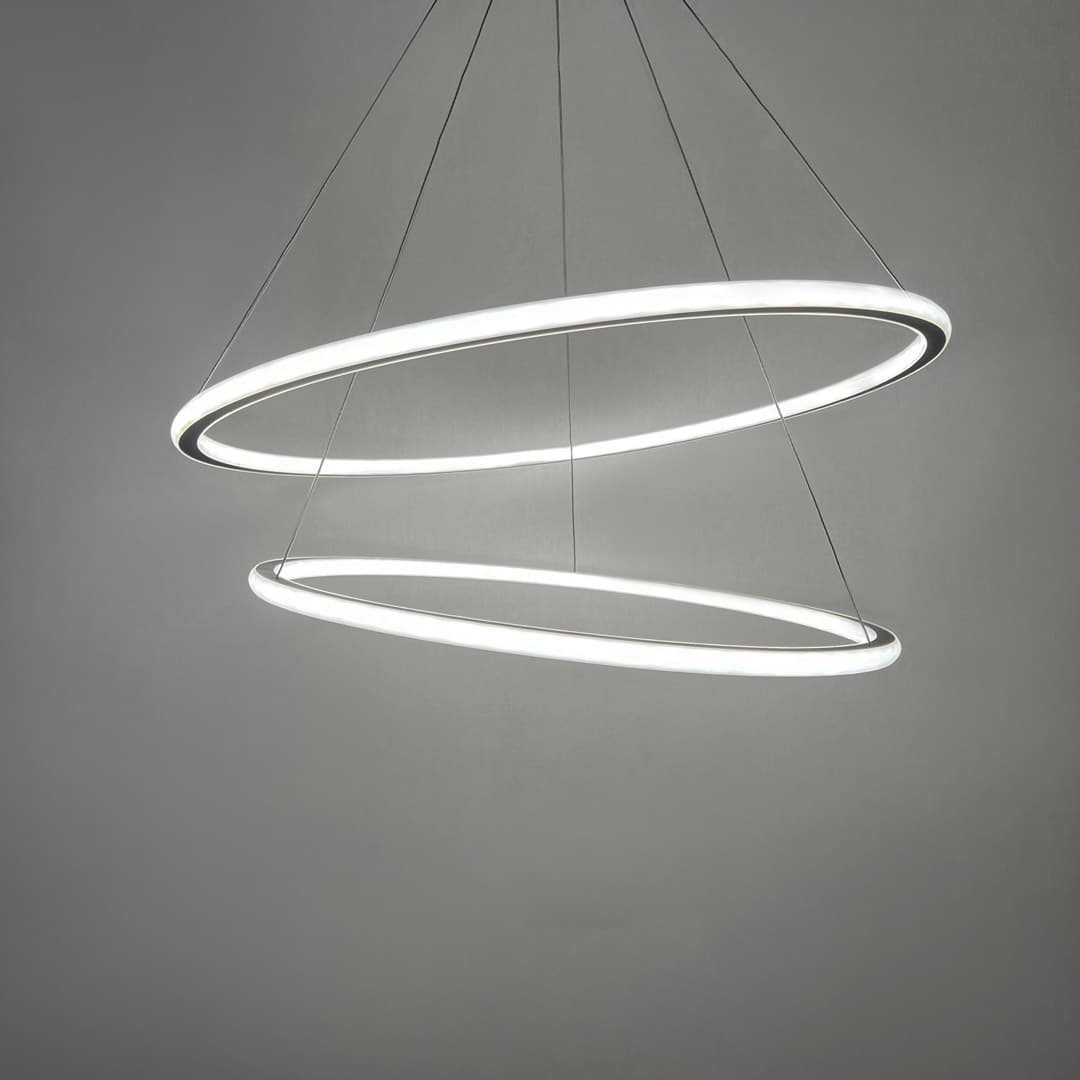 لوستر مدرن مدل زایان – دو حلقه