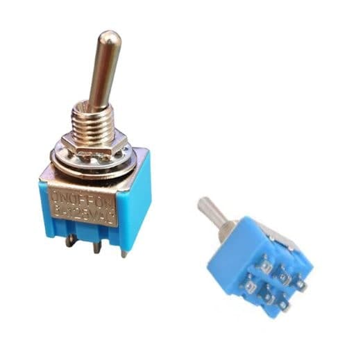 کلید کلنگی کوچک ۳ حالته ۶ پایه ( مینیاتوری کلنگی )