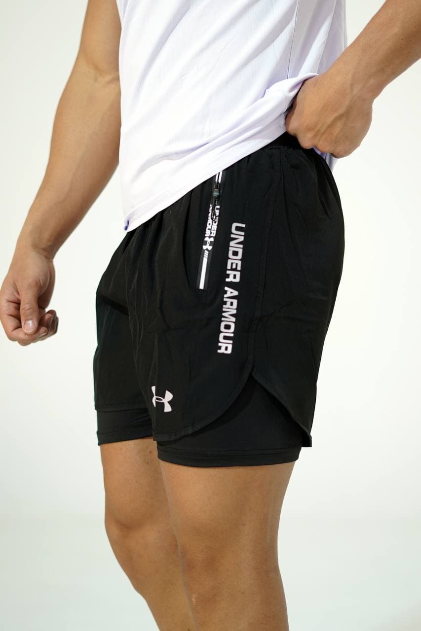 شلوارک مردانه ورزشی کشاله دار آندرآرمور میکروآیس کد ۹۰۳۸