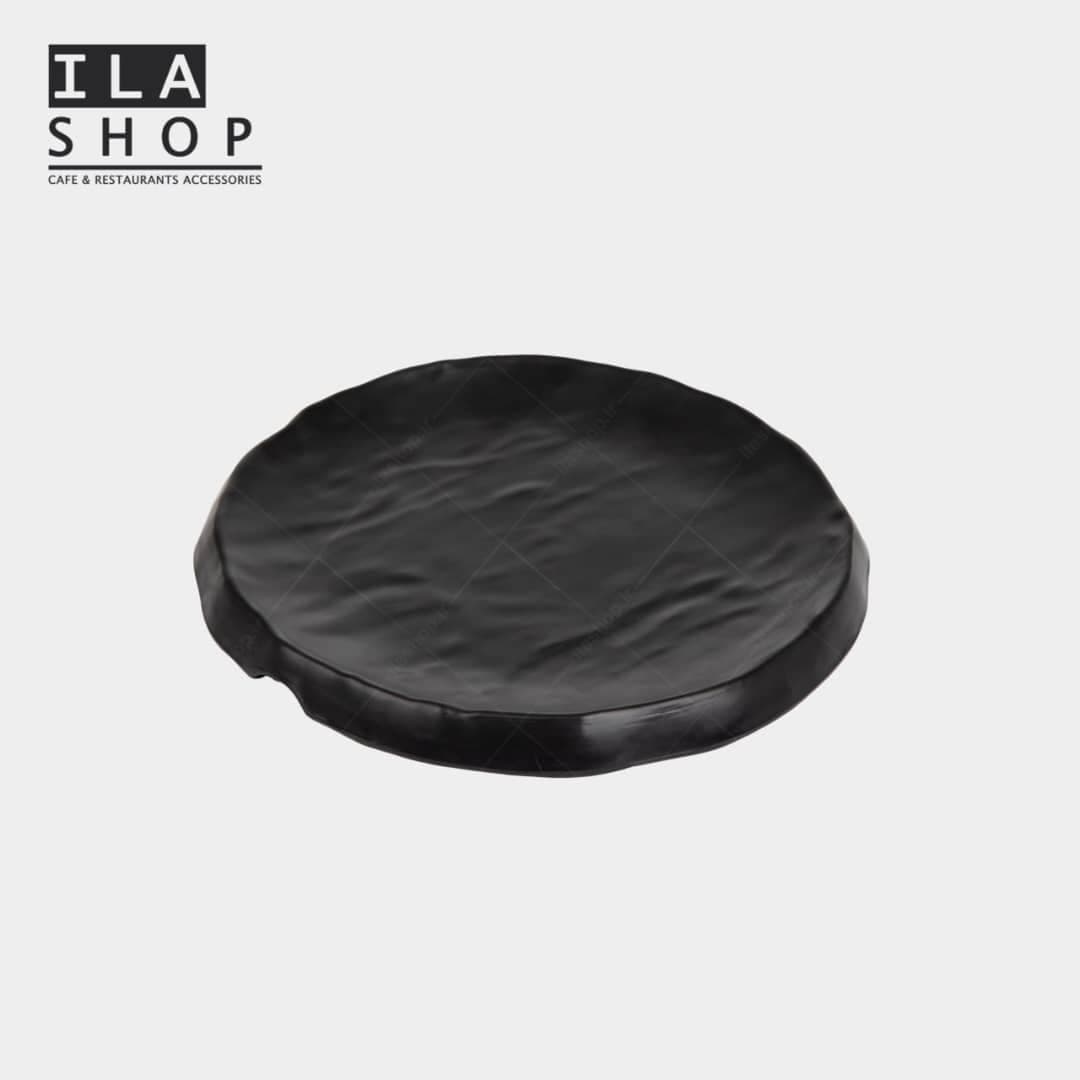 پیش دستی ملامین 20 سانت دفرمه سفید312