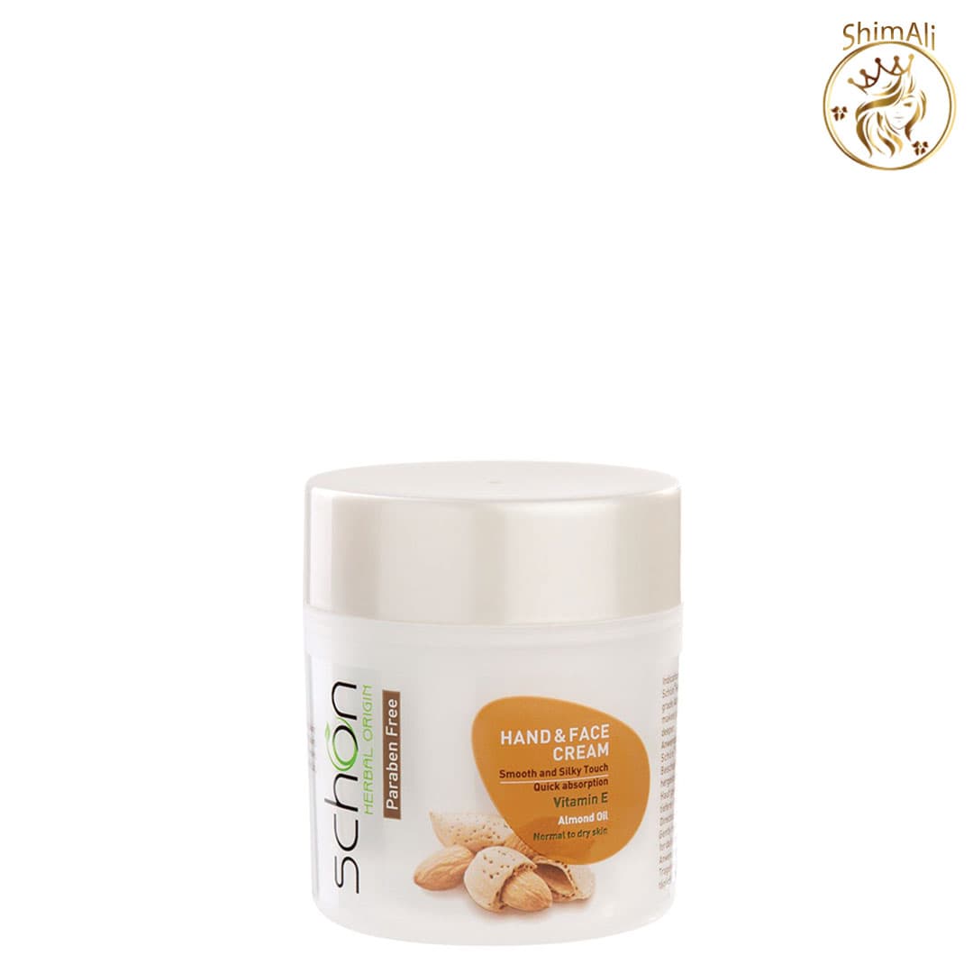 کرم کاسه ای دست و صورت حاوی روغن بادام شون 150 میل