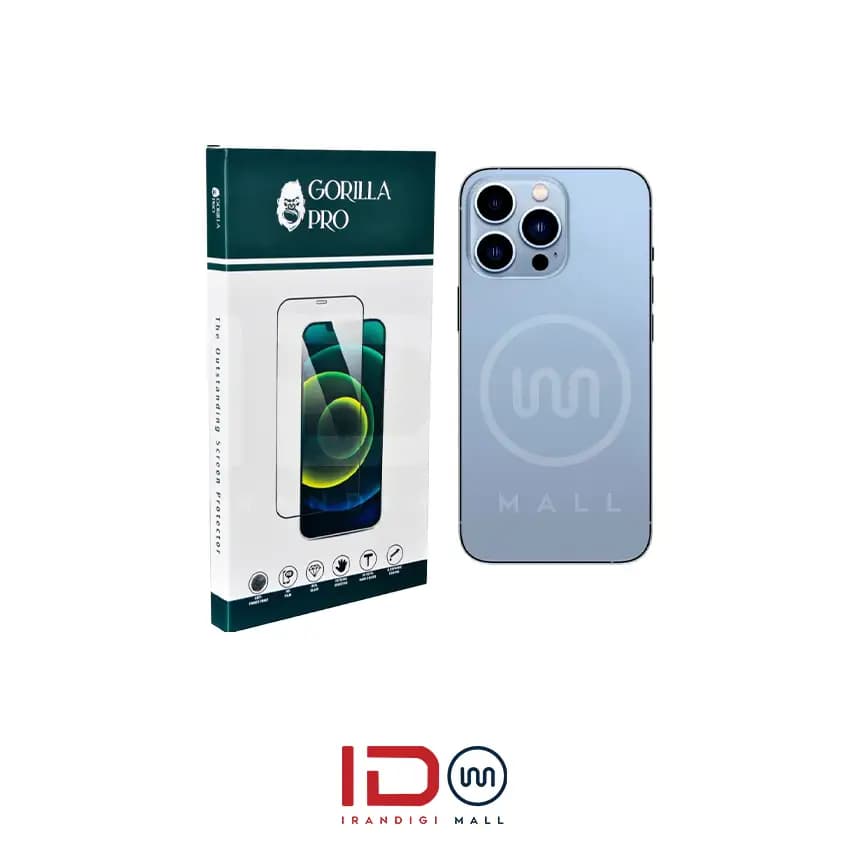 گلس و محافظ هیدروژلی (شفاف) بدنه گوشی اپل مدل iPhone 13 Pro