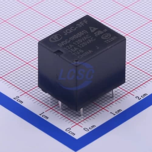 رله JQC-3FF/005-1HS (551) - 5VDC 10A