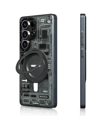 قاب یانگ کیت اس 25 اولترا Youngkit technolgy 360 rotation Ring Stand BK11 S25 ULTRA