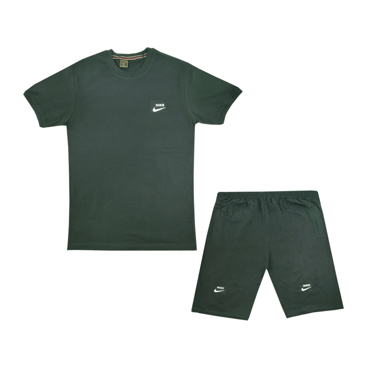 ست تی شرت و شلوارک مردانه مدل NN رنگ سدری