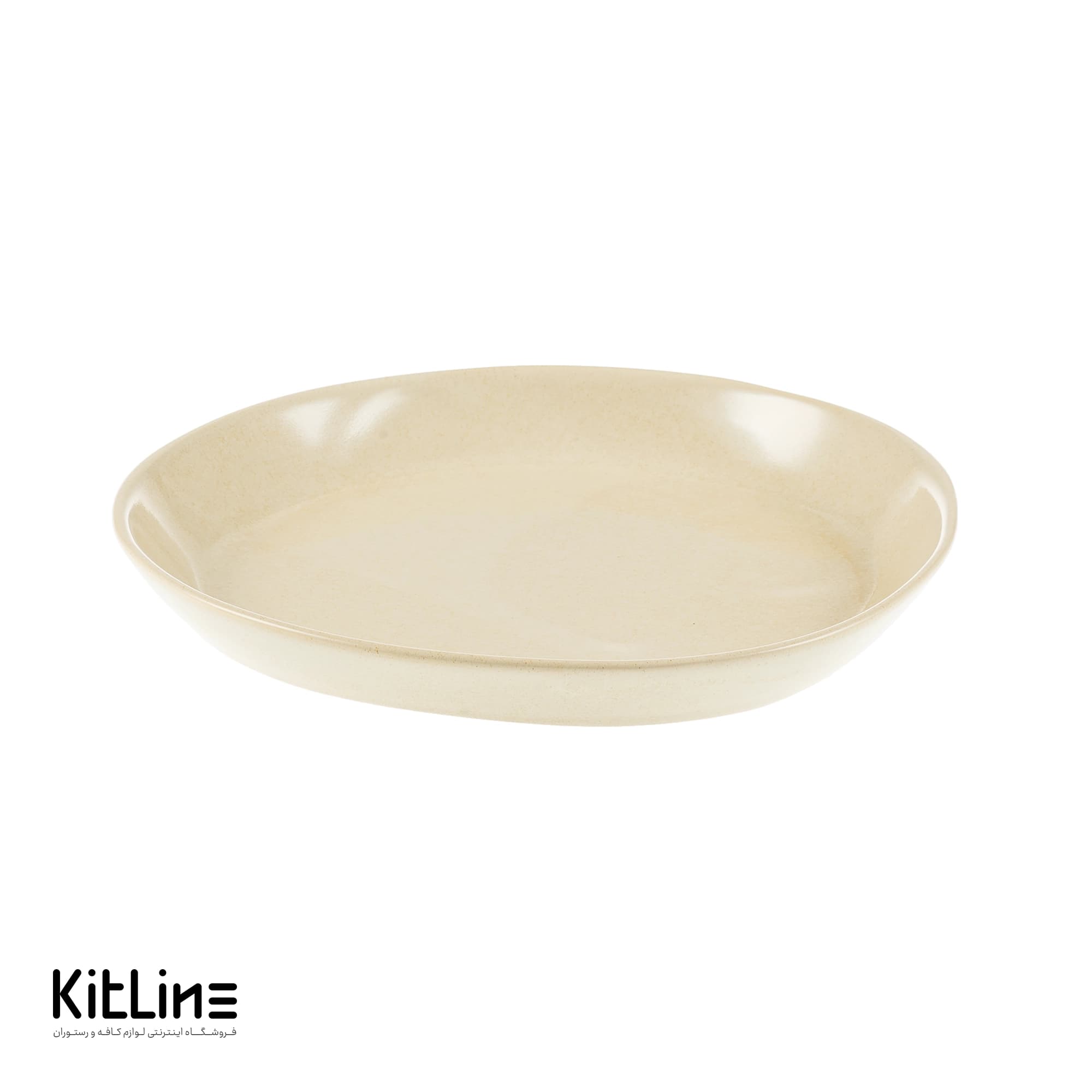 بشقاب استون ور ۲۴ سانتیمتری بژ تیبل