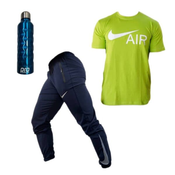 ست ورزشی تخفیف دار تیشرت و اسلش