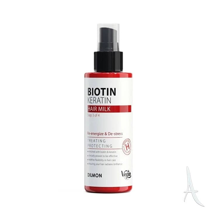 شیر مو دیلمون حاوی بیوتین و کراتین