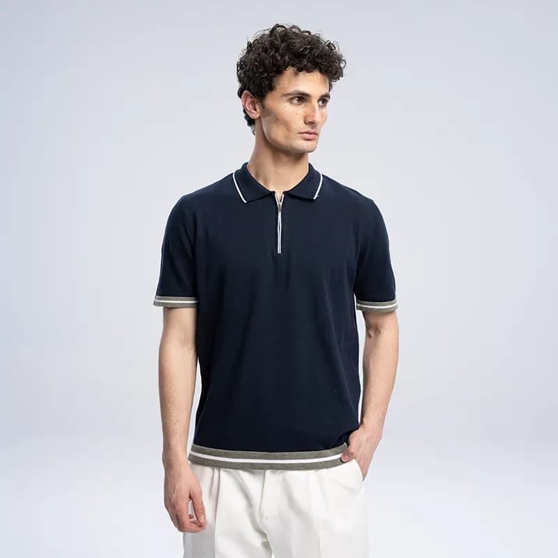 پولوشرت نیم زیپ پریمو 5303