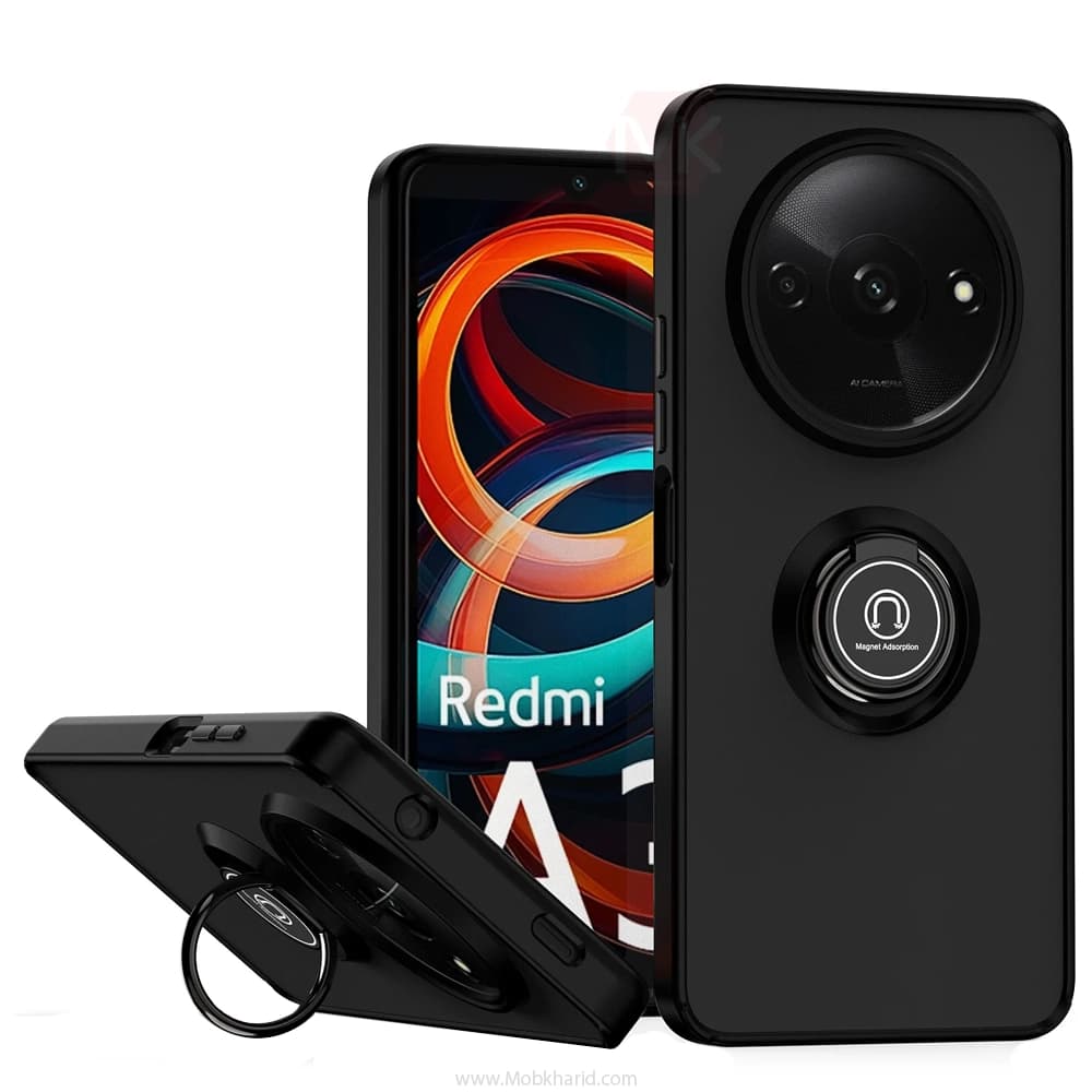 قاب محافظ رینگی Matte Ring Stand Case | Xiaomi Redmi A3