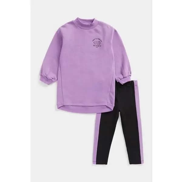 ست هودی و شلوار بچه گانه دخترانه مادرکر مدل Future Sweat