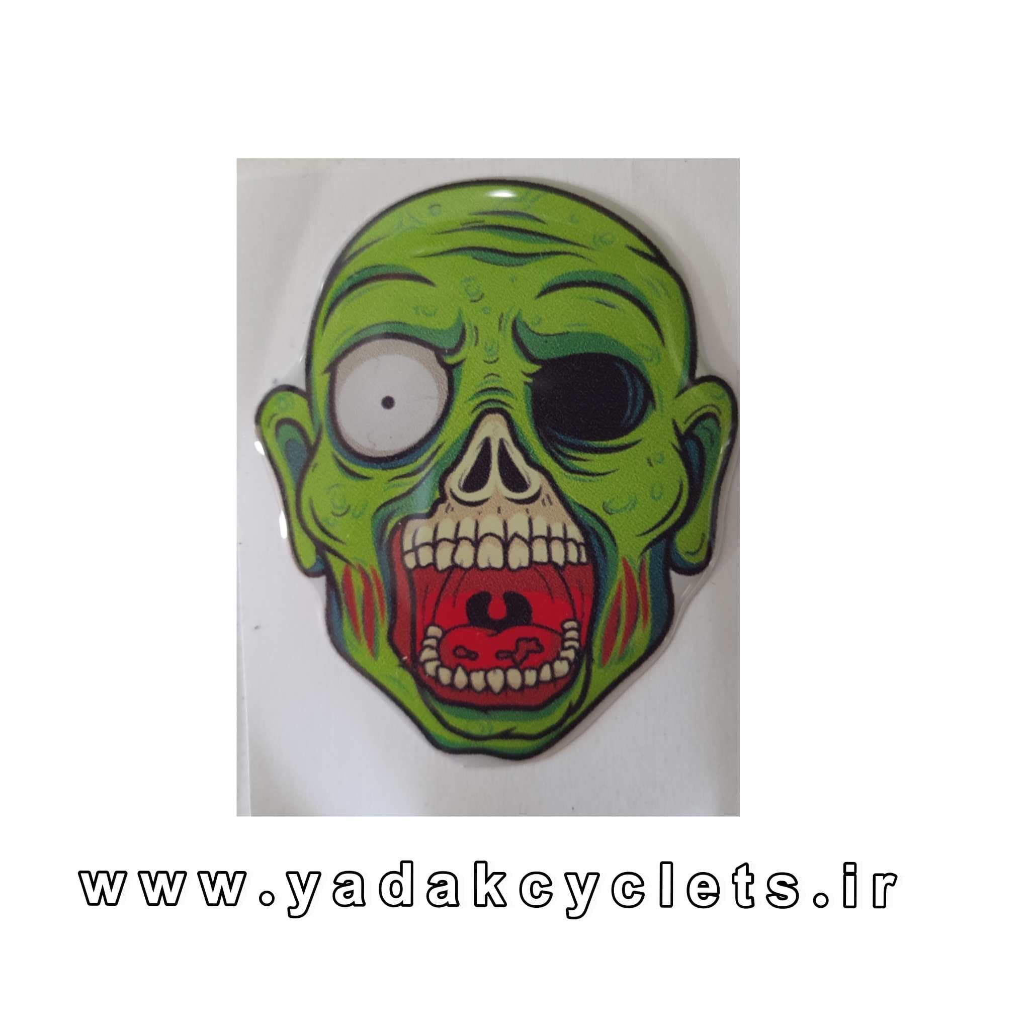 برچسب ژله ای مدل زامبی