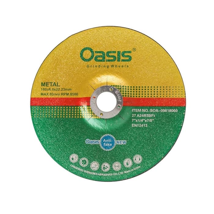 بسته 50 عددی صفحه ساب آهن اوسیس 180 میلیمتر ضخامت 6