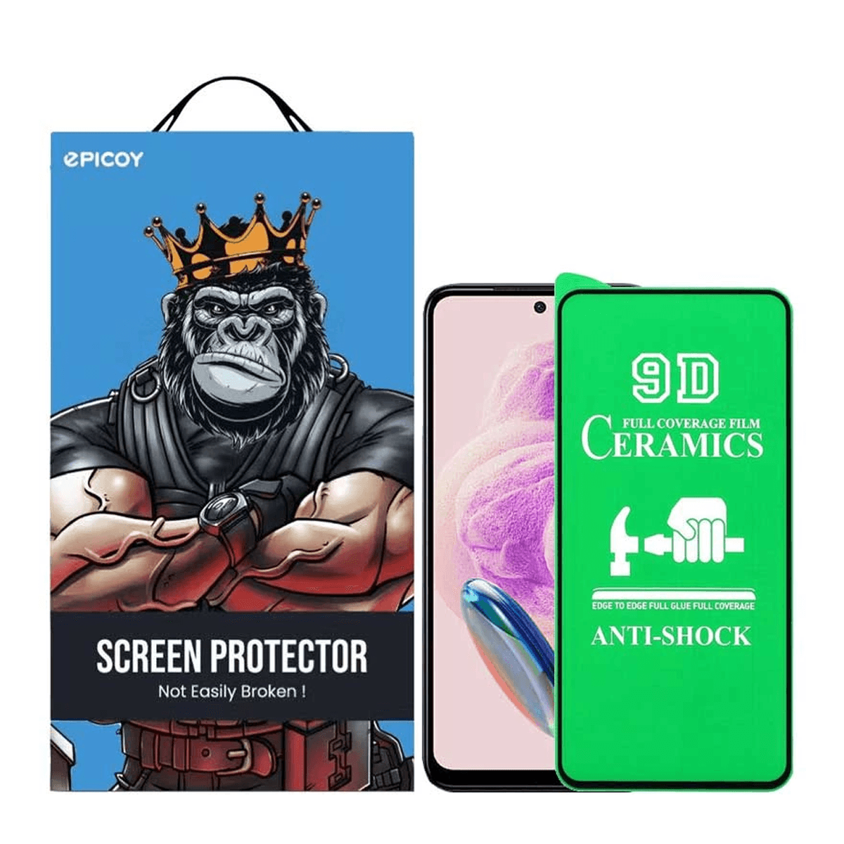 محافظ صفحه نمایش گوشی شیائومی Redmi Note 12S اپیکوی سرامیکی مدل unbreakable