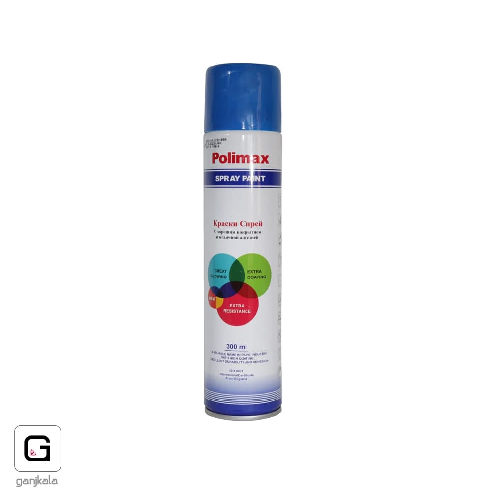 اسپری رنگ آبی نیسانی پلی مکس