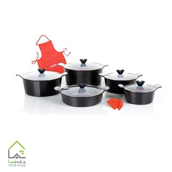 سرویس قابلمه 10 پارچه کاندید مدل Oscar 001