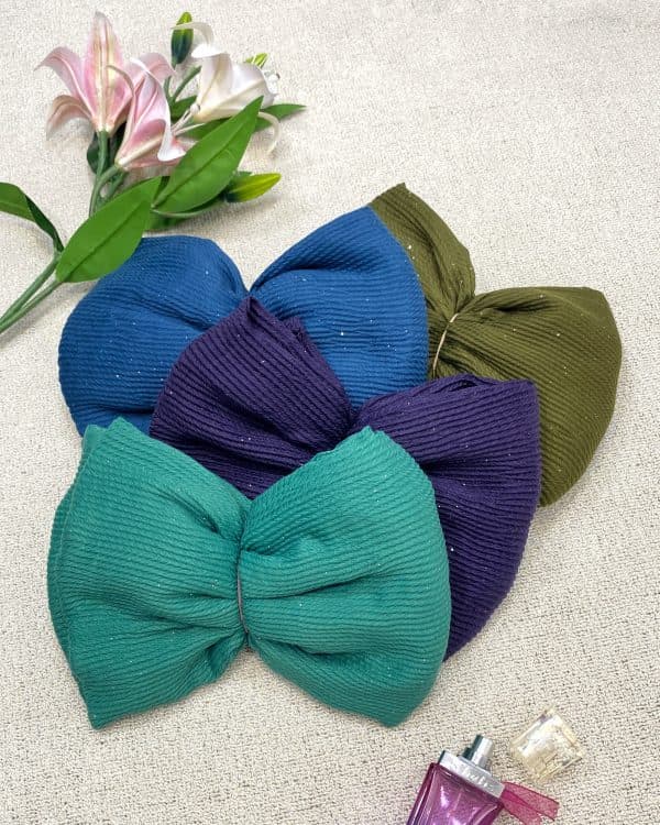 شال نخ پلیسه اکلیل دار