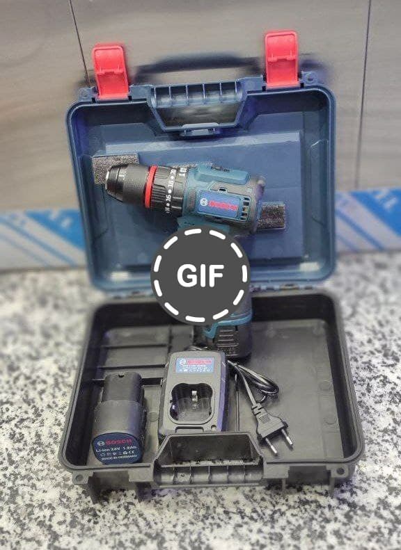 دریل شارژی موتور براشلس بوش 24 ولت سه نظام 13 فلزی مدل BOSCH-13