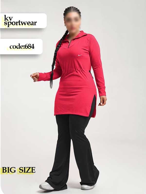 مانتو تک بیگ و فری سایز ورزشی زنانه NIKE کد 001