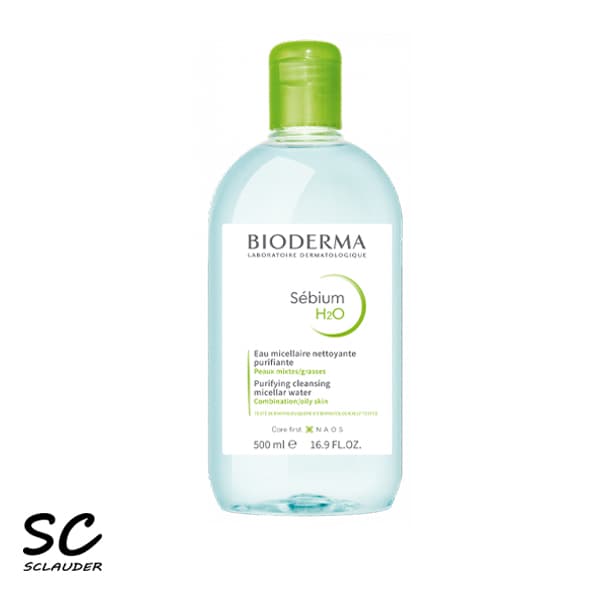 میسلار واتر بایودرما مدل Sebium H2O مناسب پوست مختلط تا چرب