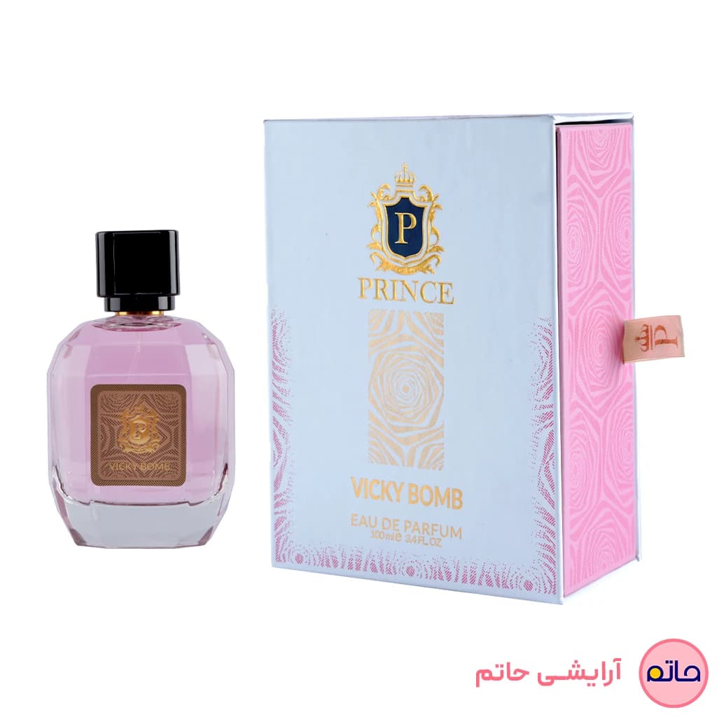 ادکلن پرنس مدل Vicky Bomb رایحه بامب شل حجم 100 میلی لیتر