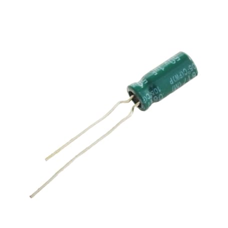 خازن الکترولیتی 1uF / 50V تایوانی مارک TAICON با طول عمر بالا