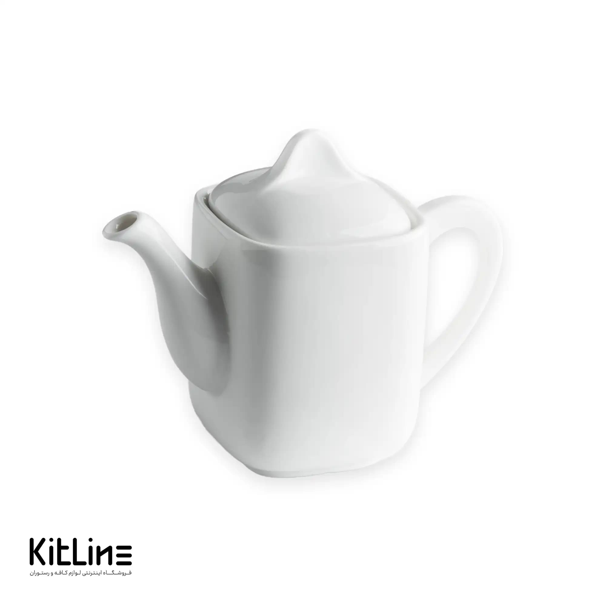 قوری چینی ۴۲۰ میلیلیتری مدرنه (Moderne) مدل تیفانی