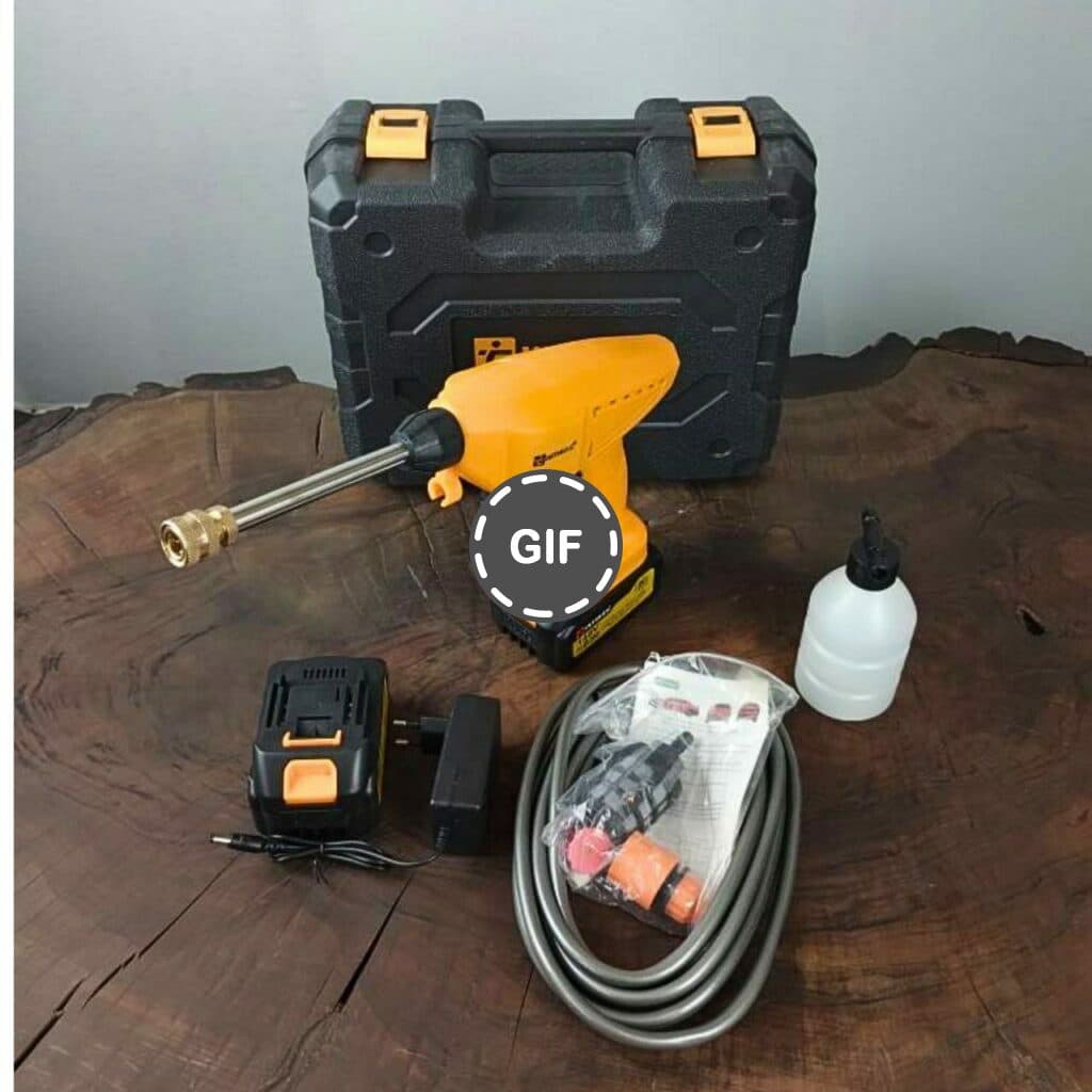 کارواش و سمپاش شارژی باتری بزرگ 148 وات اینتیمکس مدل 0430