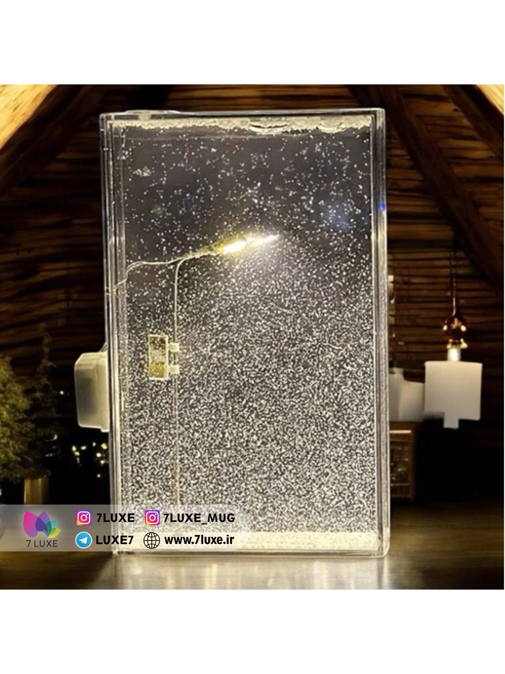 چراغ شب برفی