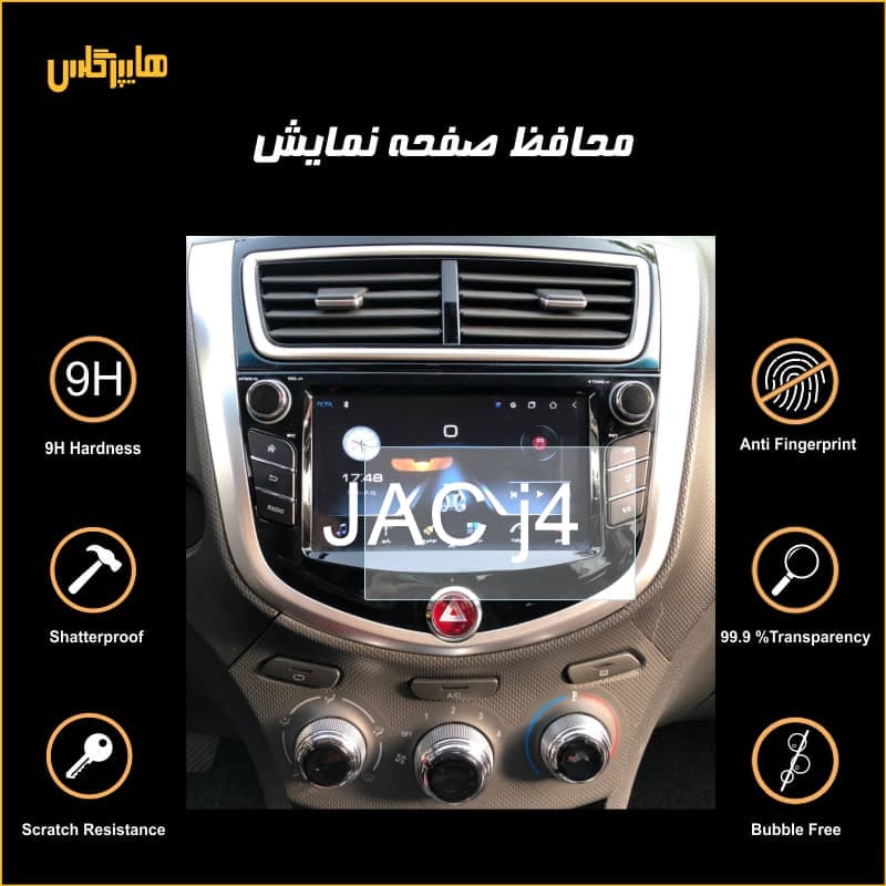 محافظ صفحه مانیتور فابریک جک j4