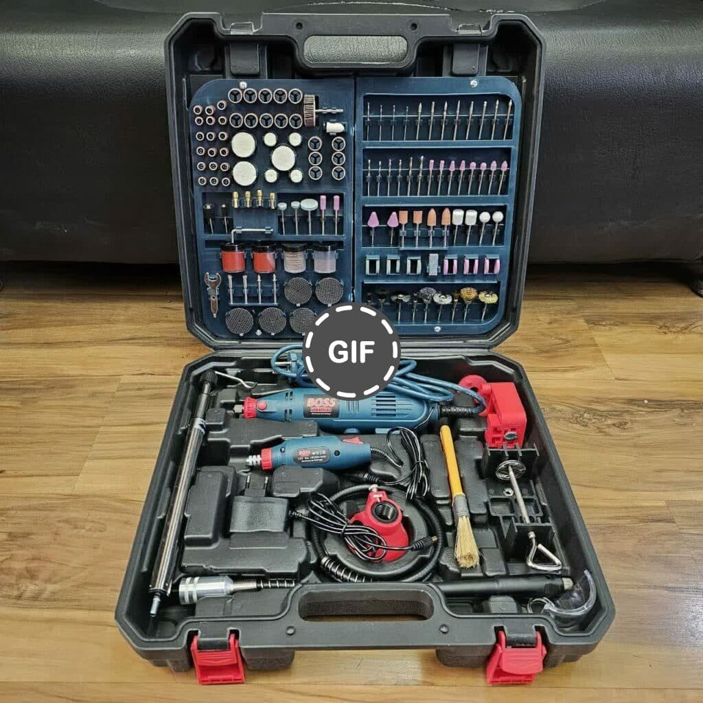 مجموعه فرز مینیاتوری دو موتوره (قلم حکاکی) باس مدل BS-350