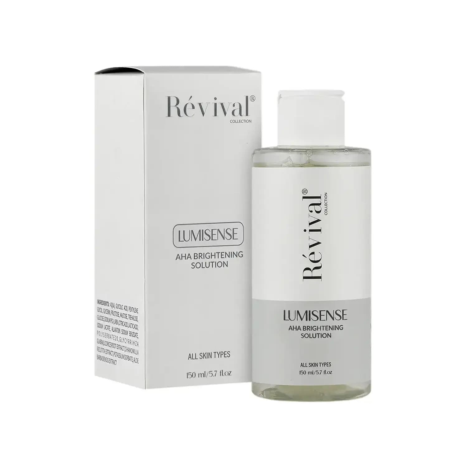 محلول پاک کننده رویوال مدل AHA حجم 150 میلی لیتر