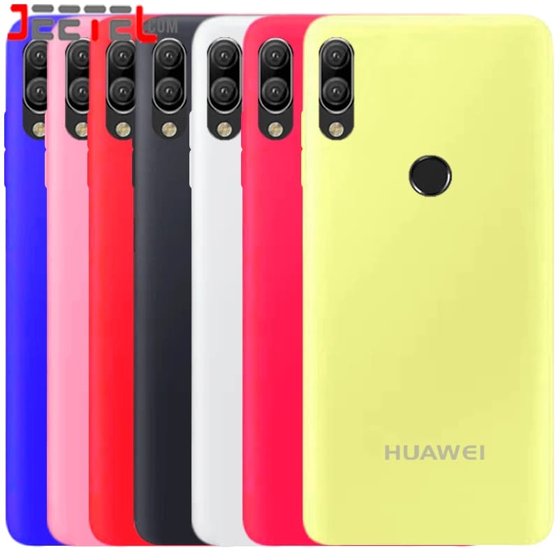 کاور سیلیکونی تک رنگ اورجینال Huawei Y7 2019 مدل پاک کنی اصل (متریال ویتنام)