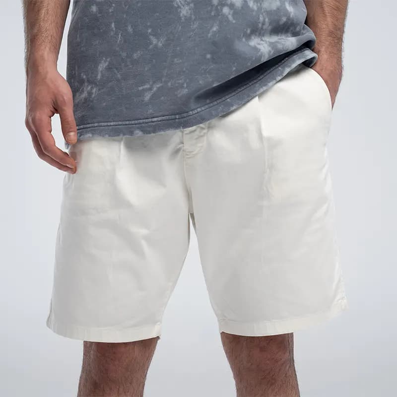 شلوارک کتان اسلیم فیت 300245