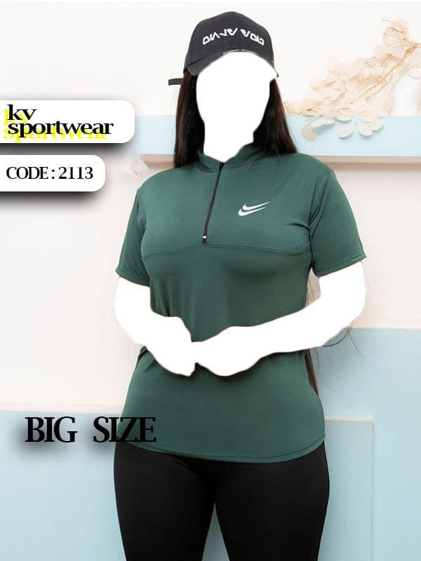 تیشرت سایز بزرگ ورزشی زنانه NIKE کد 0011