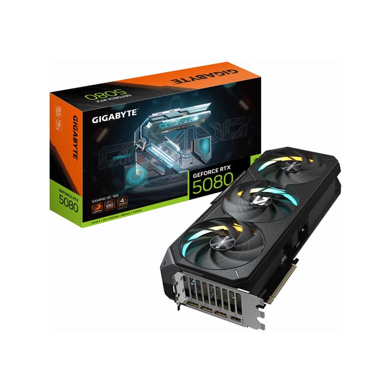کارت گرافیک گیگابایت مدل GeForce RTX 5080 GAMING OC 16G