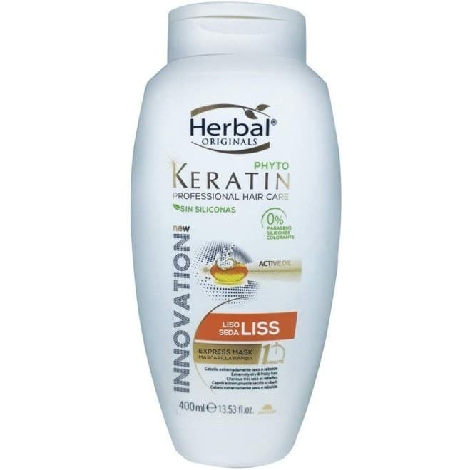 ماسک مو فوری صاف کننده هربال سری فیتو کراتین مدل (Liss) حجم 400 میل