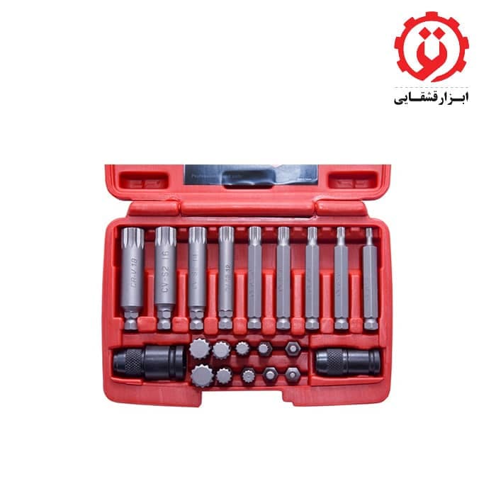 ست سر پیچ گوشتی هزار خاری (بیت) 21 عددی داناپلاس مدل D3941221