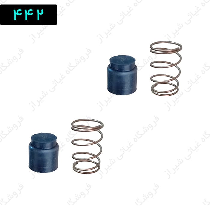 فنر و لاستیک شیر یکطرفه کمپرسور باد 1/2 حجم 250 350 لیتری