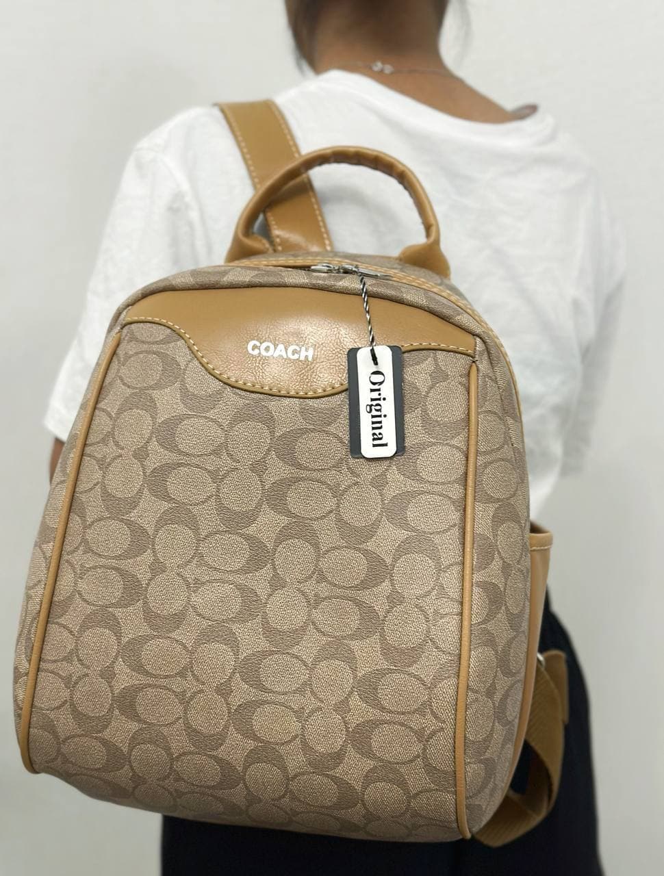 کوله پشتی دخترانه زنانه اسپرت اداری دانشجویی مارک کوچ COACH فانتزی خارجی
