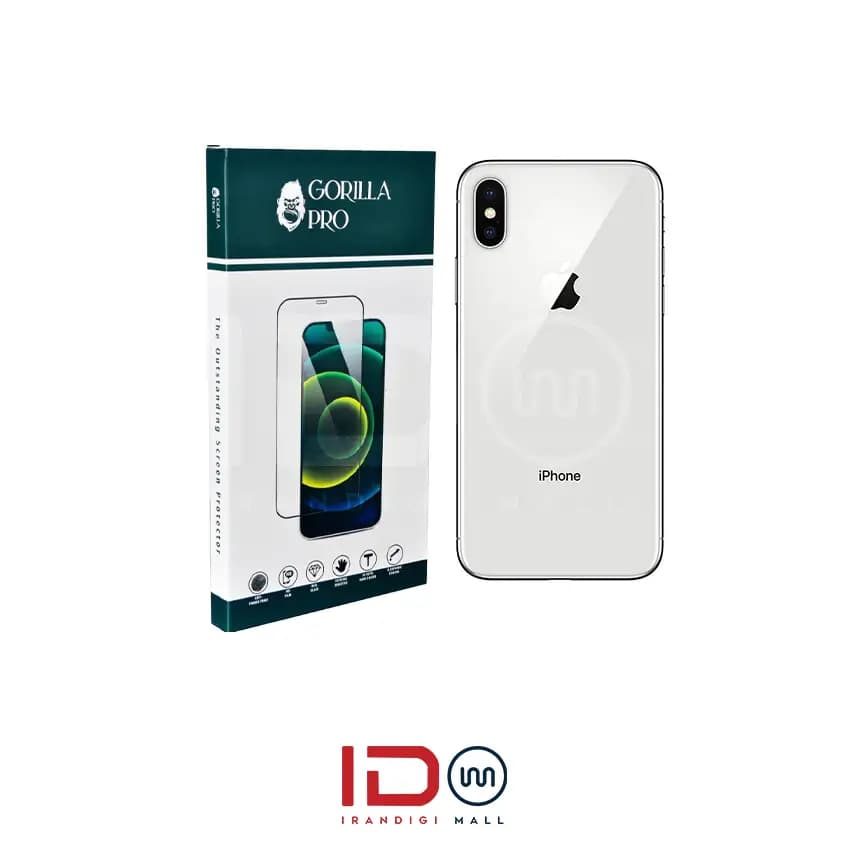 گلس و محافظ هیدروژلی (شفاف) بدنه گوشی اپل مدل iPhone X